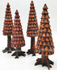 Dept. 56 Pine Cone Trees LOT OF 2 Cold Cast Porcelain Tree Statues NEW