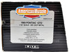 American Muscle 1969 Pontiac GTO 1/18 Scale Die Cast Vehicle ERTL 1992 NRFB