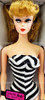 Barbie 35th Anniversary 1959 Blonde Reproduction Doll 1993 Mattel #850 USED