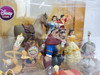 Disney Store Beauty and the Beast Deluxe Figurine Set 9 Pieces with Glitter NRFB