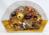 Disney Store Beauty and the Beast Deluxe Figurine Set 9 Pieces with Glitter NRFB