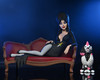 Elvira on Couch (Toony Terrors) 6" Action Figure Boxed Set NECA