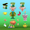 Disney Ultimates WV2 Alice in Wonderland Mad Hatter Action Figure Super 7