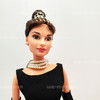 Barbie Lot of 2 Audrey Hepburn Breakfast at Tiffany's Dolls Mattel USED