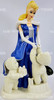 Department 56 Barbie Snowbabies Under the Midnight Moon With Barbie Figure NEW