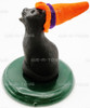 Byers Choice Halloween Witch with Candy Apples and Black Cat Figures