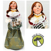 Byers' Choice Caroler Two Turtle Doves Girl with Cage Christmas Statue 2007