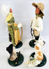 Byers' Choice Caroler Girl w/Hoop Boy w/Fish and Cats Collector Figures 2007