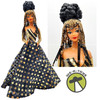 Barbie OOAK One of a Kind Bruce A Nygren Custom Fashion Doll Black and Gold USED