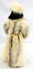 Barbie OOAK One of a Kind Bruce A Nygren Custom Doll Fashion Fur Coat & Hat USED