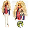 Barbie OOAK One of a Kind Doll Atlanta Braves Jacket & White Catsuit MLB USED