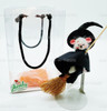 Annalee Mobilitee Dolls 3" Witch Mouse Ornament Doll in Gift Bag No. 300404 NEW