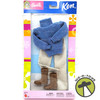 Barbie Ken Fashions Blue Sweater Khaki Pants Boots 2003 Mattel #B8228