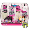 Barbie Glam Getaway Fashions for Ken and Barbie Set of 4 Zebra Print Mattel NEW