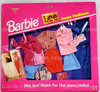 Barbie Lee Jeans Fashions Mix and Match Hot Jeans Set 1995 Mattel #68308 NRFB