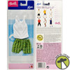 Barbie Ken Fashions White Tank Top & Green Checkered Shorts Mattel C4049 NRFP