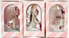 Annalee Mobilitee Dolls 4" Valentine Cat and Mouse Wired Dolls Set of 3 2004 NEW