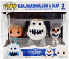 Disney Funko Disney POP! Movies Frozen Elsa, Marshmallow & Olaf Vinyl Figures 3-Pack
