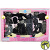 The Fashion Window Mix & Match Chevron Leather Black Fashion For 11.5" Dolls NEW
