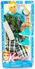 Barbie Ken Fashion Green Graffiti Shirt With Plaid Shorts 2012 Mattel X7853 NEW