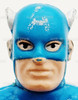 Marvel Super Heroes Captain America Action Figure 1990 Toy Biz No. 48001 USED