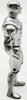 Marvel Super Heroes Silver Surfer Action Figure 1990 Toy Biz No. 4807 USED
