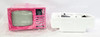 Barbie Pink VR66 Windsor 5in Portable Black and White Television TV NEW