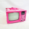 Barbie Pink VR66 Windsor 5in Portable Black and White Television TV NEW