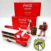 Department 56 Coca-Cola Hand painted Ceramic Set of Truck and Delivery Men Snow Village NEW