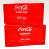 Department 56 Coca-Cola Hand painted Ceramic Set of Truck and Delivery Men Snow Village NEW