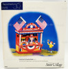 Department 56 Snow Village Uncle Sam's Fireworks Stand & Little Boy #54974 NEW