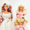 Barbie Wedding Pretty Midge Set Six Dolls 1990 Mattel 9852 USED
