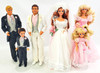 Barbie Wedding Pretty Midge Set Six Dolls 1990 Mattel 9852 USED