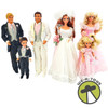 Barbie Wedding Pretty Midge Set Six Dolls 1990 Mattel 9852 USED