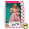 Wedding Day Bridesmaid Barbie Doll Blonde In Pink Gown 1990 Mattel 9608