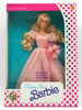 Wedding Day Bridesmaid Barbie Doll Blonde In Pink Gown 1990 Mattel 9608