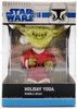 Star Wars Yoda Holiday Mini Wacky Wobbler Bobble-head Figure 2008 Funko 08390