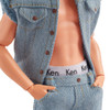 Barbie The Movie Collectible Ken Doll Wearing All-Denim Matching Set