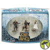 Lord of the Rings Rohan Soldiers Battle Scale Figures 2003 Play Along 48103 NRFP