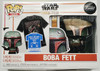 Star Wars Boba Fett Figure With XL T-Shirt Funko Pop! Tees #462 NRFB