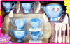 Barbie Jeweled Tea Party Set Blue 1999 Mattel #68289 NRFB