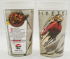 Disney The Rocketeer Pizza Hut Set of 2 32-oz Promo Cups 1991 Miner Container Inc. USED