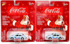 Coca-Cola Johnny Lightning Coca-Cola Brand 1965 Volkswagen Beetle Christmas (Lot of 2)NRFP