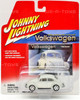 Johnny Lightning Volkswagen White 1966 Beetle Die-Cast Toy Car 2002 NRFP