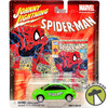 Johnny Lightning Marvel VW 1998 Green Spider-Man Beetle Die-Cast Vehicle NRFP