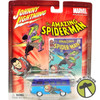 Marvel Johnny Lightning The Amazing Spiderman Blue '64 Volkswagen Samba Bus NRFP