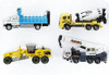 Matchbox Working Rigs 4-Pack, Set of 4 Toy Construction Trucks & Equipment