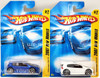 Hot Wheels Volkswagen Golf GTI Set of 2 White and Blue New Models Mattel NRFP