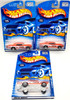 Hot Wheels '67 Pontiac GTO Lot of 3 Tiger Racing Orange Vehicles Mattel NRFP