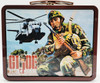 G.I. Joe Action Marine Helicopter Tin Lunchbox 2000 Hasbro NEW